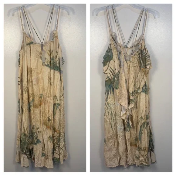 Anthropologie x Tahnee Kelland Strappy Tropical Print Midi Dress - Picture 3 of 16